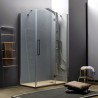 EVOLUTION BIG - Box doccia con porta a battente e lato fisso
