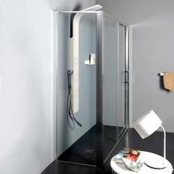 FREE - Box doccia con porta scorrevole e un lato fisso