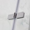 SOUL - Box doccia con porta a soffietto e lato fisso