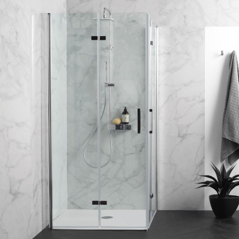 SOUL - Box doccia con doppia porta a soffietto