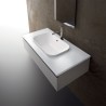 Top in ceramica 71 CM con  lavabo  centrale MOVADO profondità 45  cm