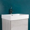 Mobile sospeso 60X50  lavabo in ceramica e cassetto - 2